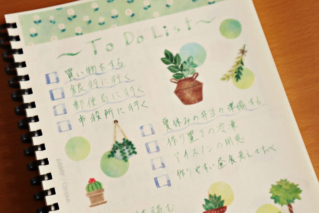 Kobe INK物語『東川崎ハーバーミント』で書いたTo  Do  リストのアップ