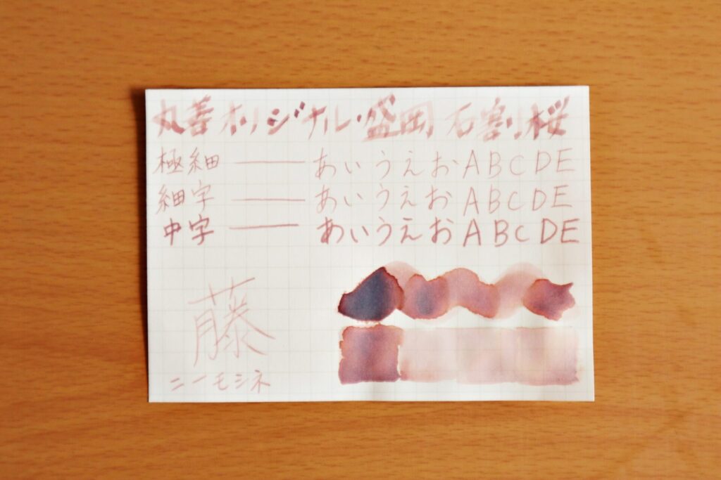 『盛岡・石割桜』で書いた、ニーモシネの様子